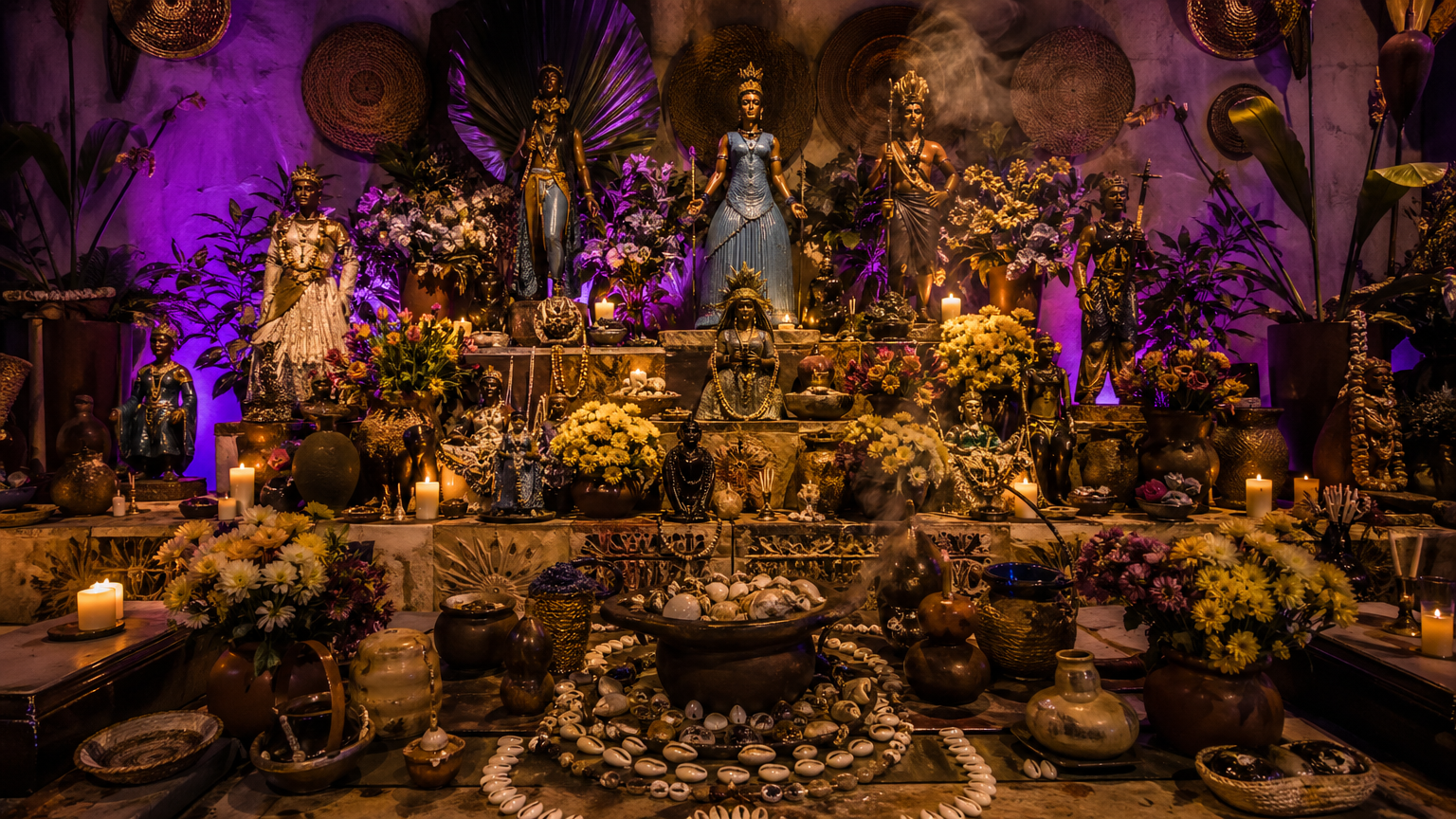 Altar sagrado de Mãe Mariana